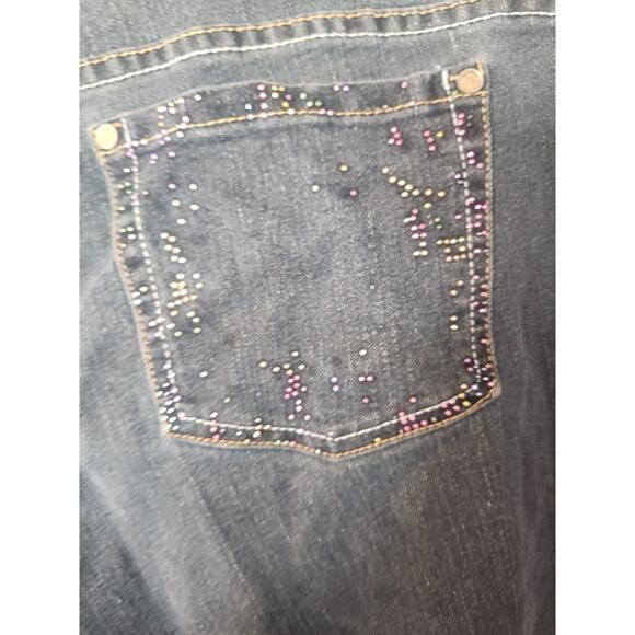 COOGI Jeans Womens 20W 40x30 Straight Leg Raw Hem - Picture 7 of 16